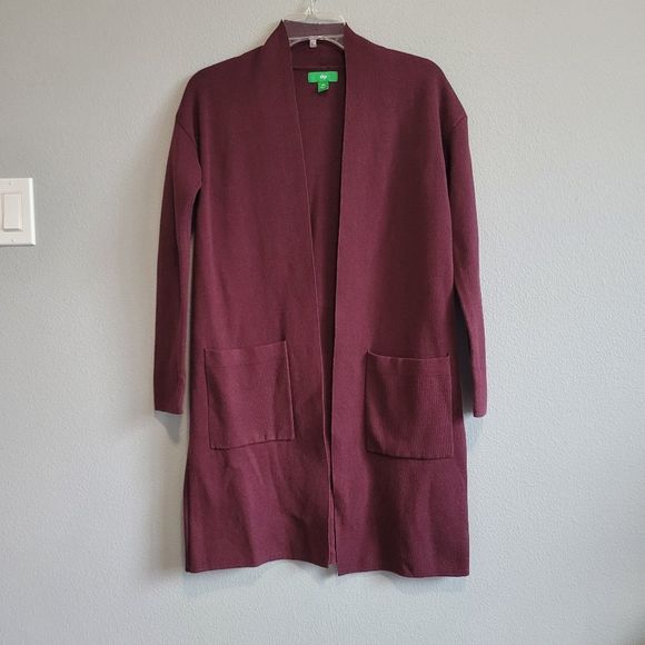 Dip Maroon Long Cardigan size xs - Picture 1 of 4